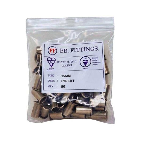 Whitespeed Push Fit Pipe Insert (Pack of 50)