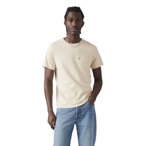 Levis Miesten Klassinen Raskas Tasku T-paita