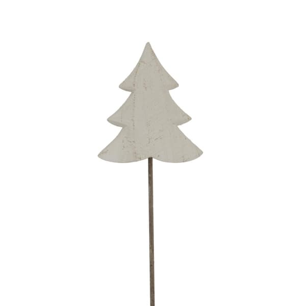 Hill Interiors White Washed Pine Tree Christmas Decoration