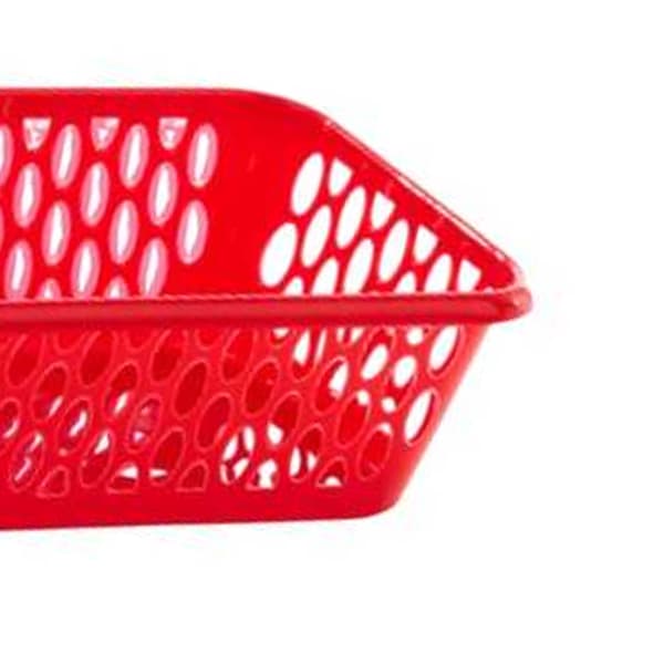 Leecroft 20cm Handy Basket Red 10 x 20 x 5cm