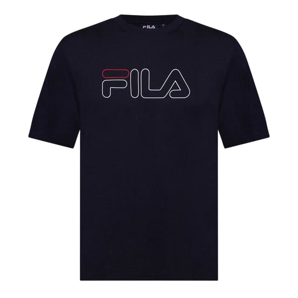 Fila Harrison Logotyp T-shirt i Bomull för Herr