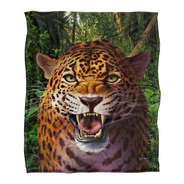 JQ Licensing Jlo Silky Leopard Supersoft Blanket
