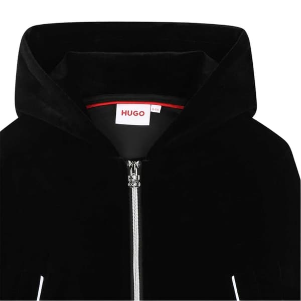 Hugo Barn/Kids Velour Croppad Jacka