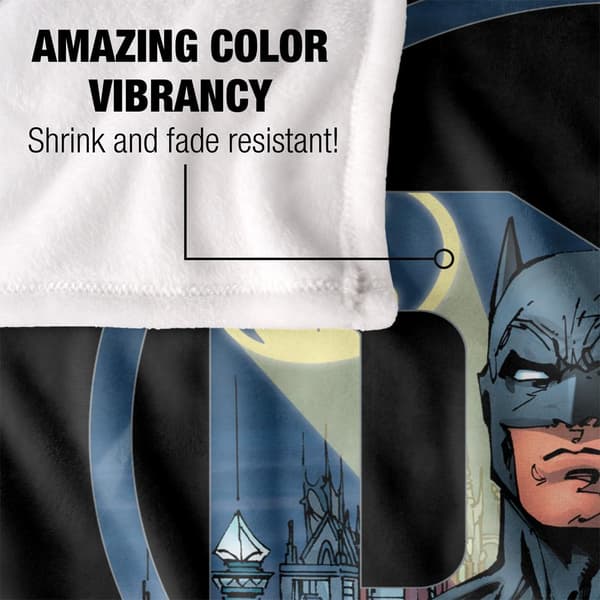 DC-logolla varustettu Batman-peitto