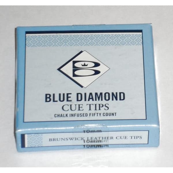 Brunswick Leather Diamond Pool Cue Tips (50-pack)