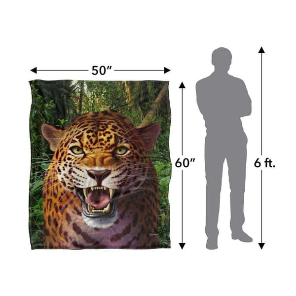 JQ Licensing Jlo Silky Leopard Supersoft Blanket