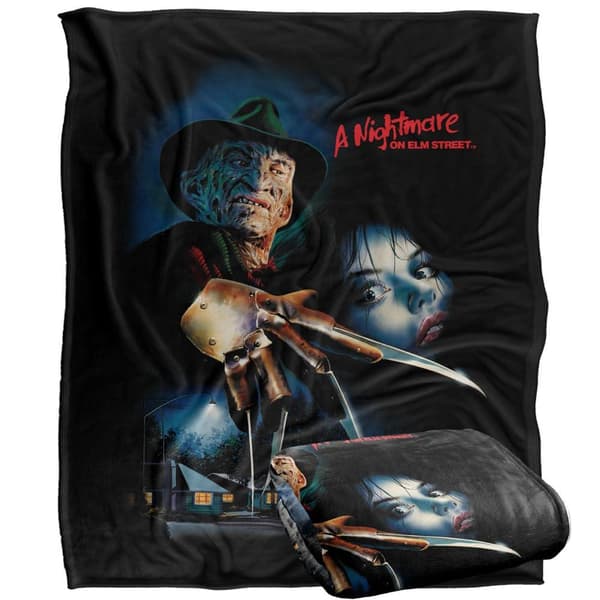Nightmare On Elm Street Poster Soft Touch Blanket
