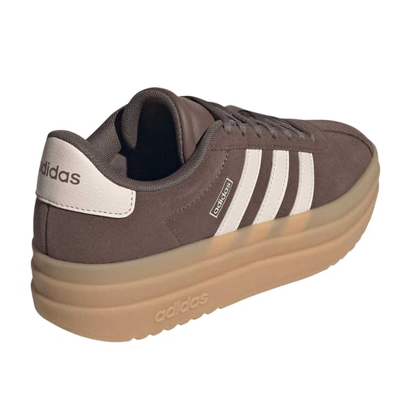 Adidas Flickor Court Bold 3 Ränder Platåskor i Läder