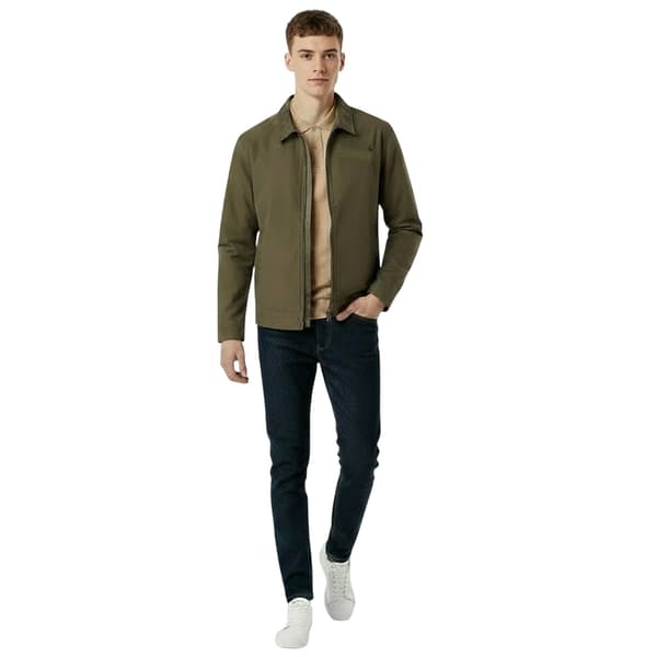 Jack Wills Mens Plain Collared Varsity Jacket
