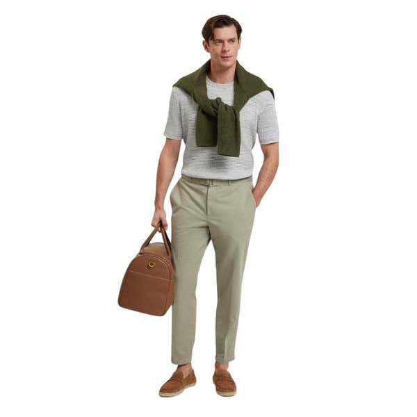Ted Baker Herr Texturerad Regular T-shirt