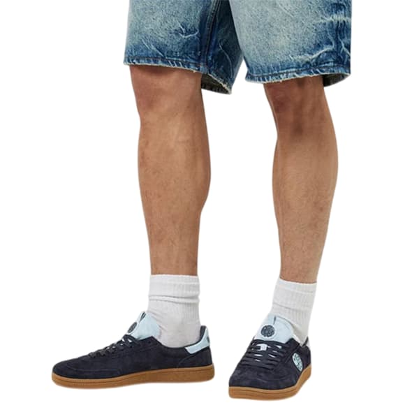 Pretty Green Mens Ramblas Suede Trainers