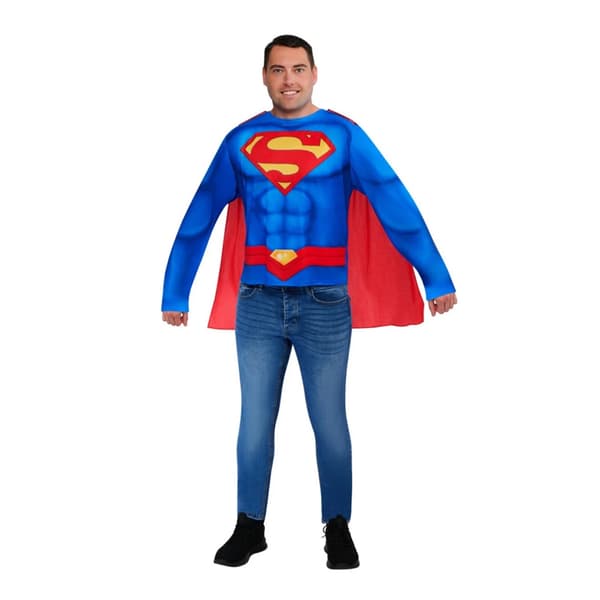 Superman Logotyp Kostymtopp för Herr