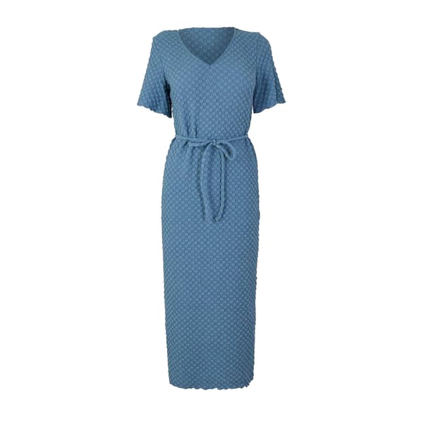 Vero Moda Dam Bubbel V-ringad Midiklänning