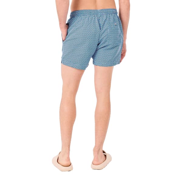 Boss Mens Geometric Pattern Swim Shorts