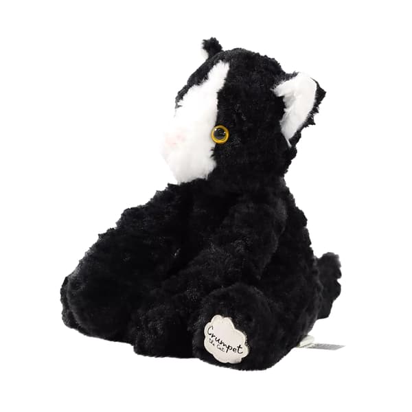 Crumpet The Plush Black and White Cat