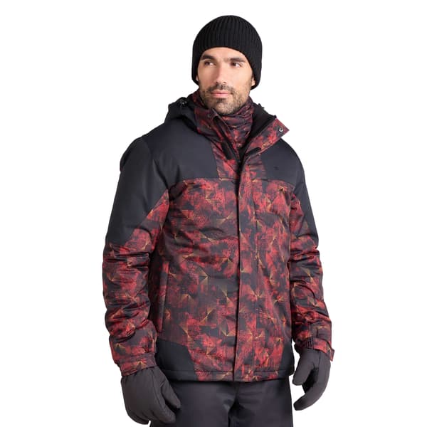 Mountain Warehouse Shadow II skidjacka med tryck för män