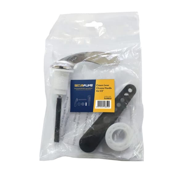 Securplumb Chrome Cistern Lever Set