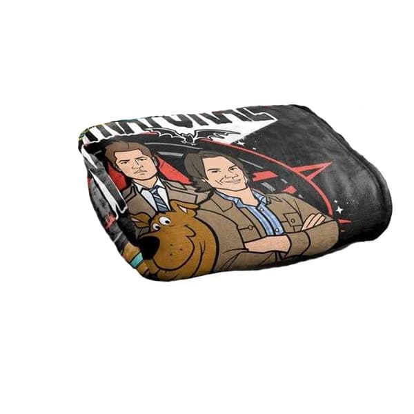 Supernatural Scoobynatural Character Faces Blanket