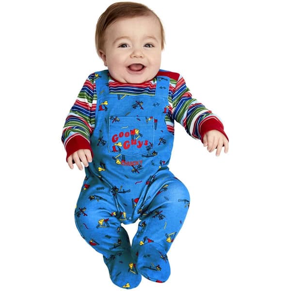 Chucky Baby Heltäckande Tryckt Kostym