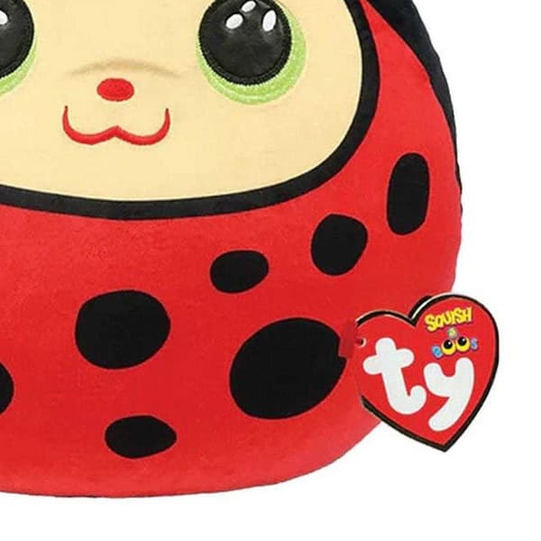 TY Squish A Boo Ladybird Plush Toy