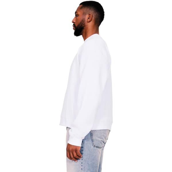 Casual Classics Herr Ringspun Bomull Förlängd Halsringning Oversized Sweatshirt