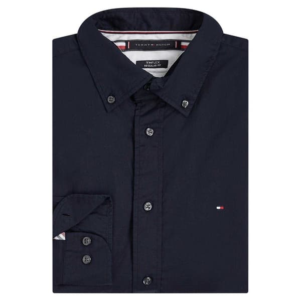 Tommy Hilfiger Herrskjorta Core Flex Poplin Långärmad