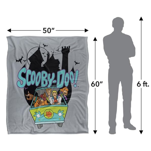 Scooby Doo Drive! The Mystery Machine Soft Touch Blanket