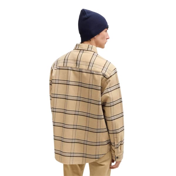 Hugo Mens Brushed Cotton Twill Oversized Overshirt