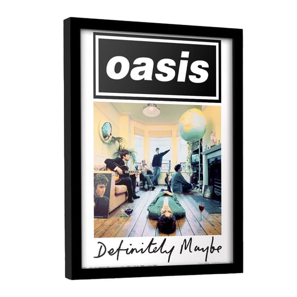 Oasis Definitely Maybe Framed Poster