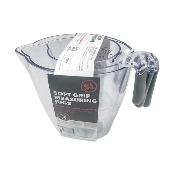 Microwave Essentials Measuring Jug (Pack of 3)