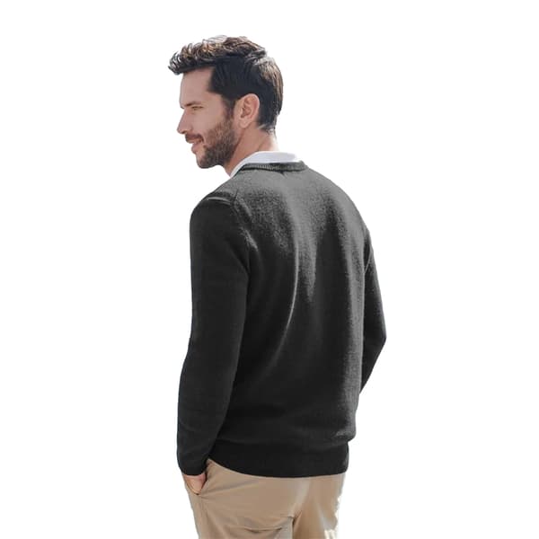 WoolOvers Mens Lambswool V Neck Jumper