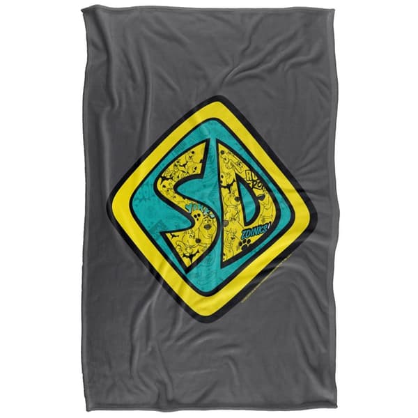 Scooby Doo Badge Soft Touch Blanket