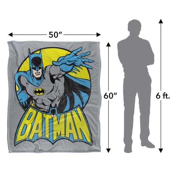 Batman Soft Touch Vintage Blanket