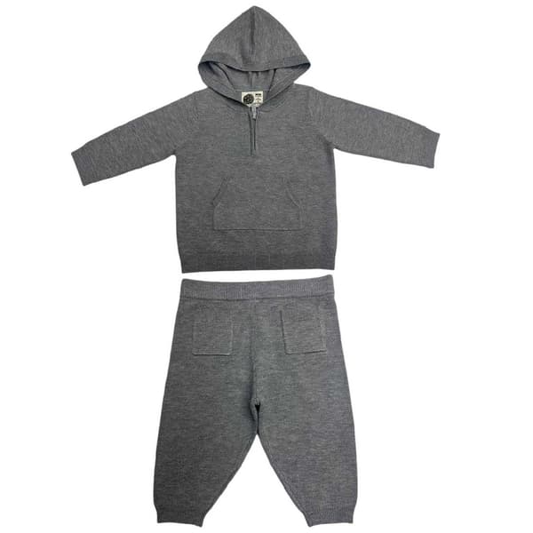 Pretty Green Baby Stickad Pyjamas Set
