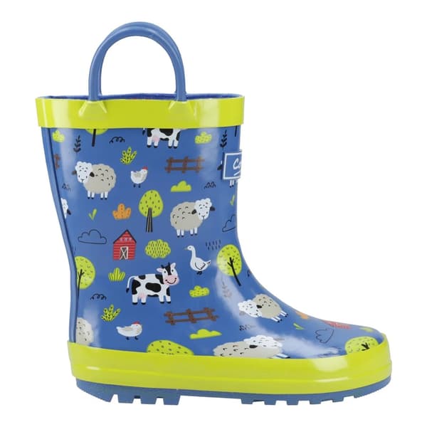 Cotswold Barn/Barn Puddle Farm Animals Pull-On Wellington Boots