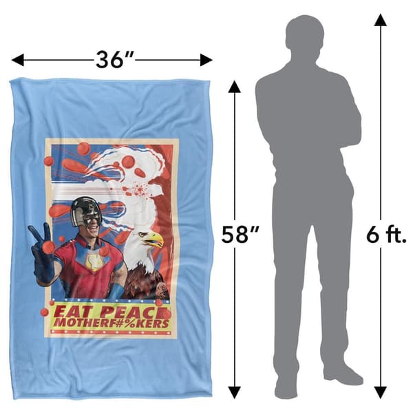 Peacemaker Eat Peace Eagle Blanket