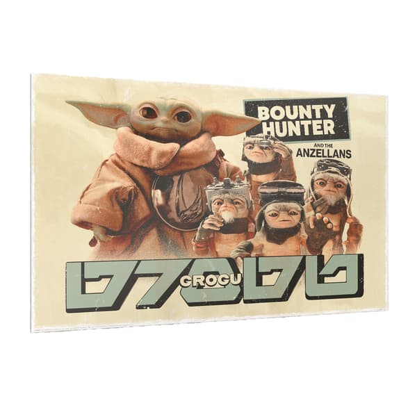 The Mandalorian & Grogu Bounty Hunter Affisch