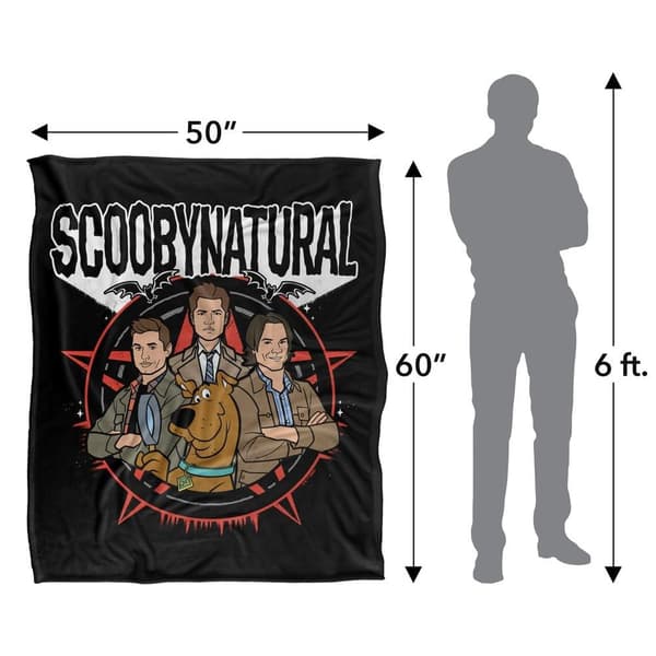 Supernatural Scoobynatural Character Faces Blanket