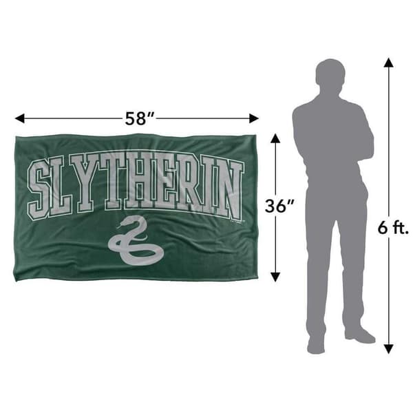 Harry Potter Slytherin Snake Soft Touch Blanket