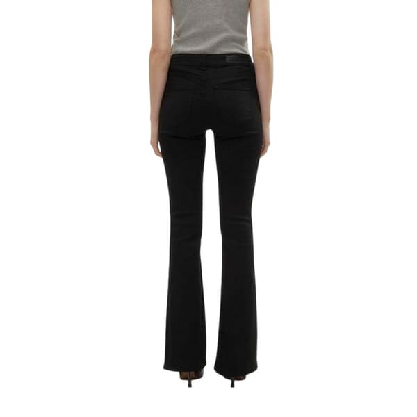 Vero Moda Dam LI140 Utsvängda Jeans i Denim