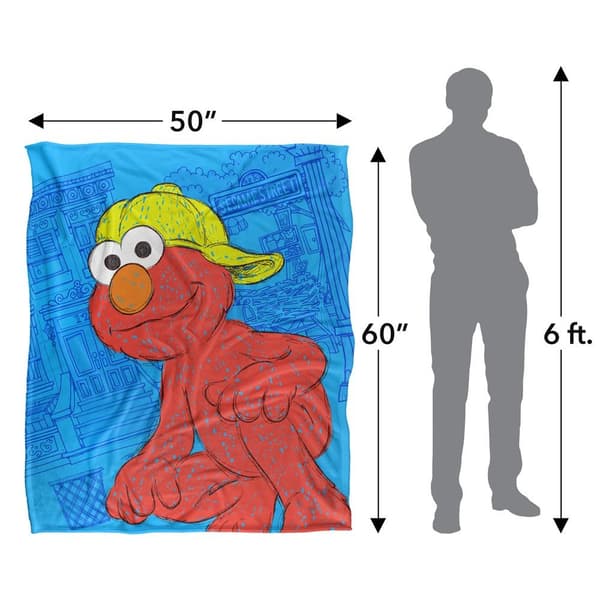 Seesamikatu kaduilla Elmo-peitto