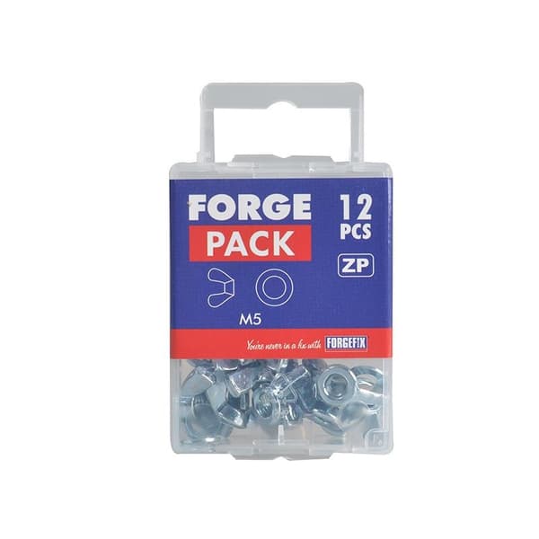 ForgeFix Vingemøtrik Zp M12 Forgepack 10
