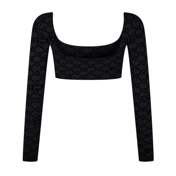 Off-White Dam/Dam Nylon Crop Top
