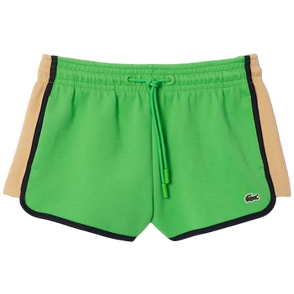 Lacoste Shorts för damer i bomull med paneler