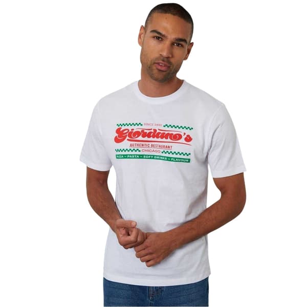 Threadbare Mens Pizza Knitted T-Shirt