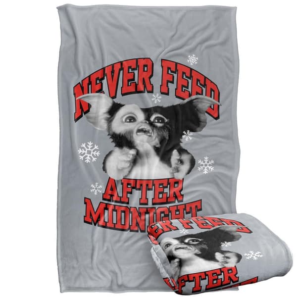 Gremlins Gizmo Never Feed After Midnight Blanket