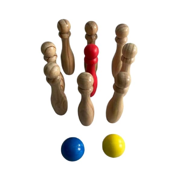 Toyfinity Utomhus Bowlsset i Trä