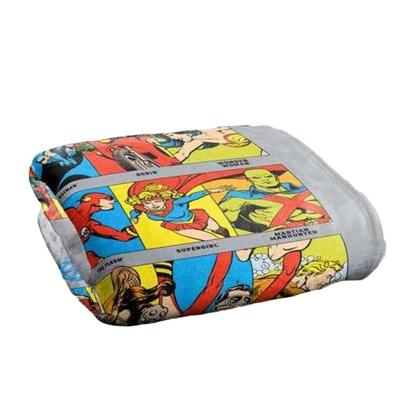 Justice League Character Soft Touch Blanket