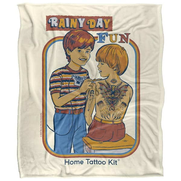 Steven Rhodes Rainy Day Fun Soft Touch Blanket