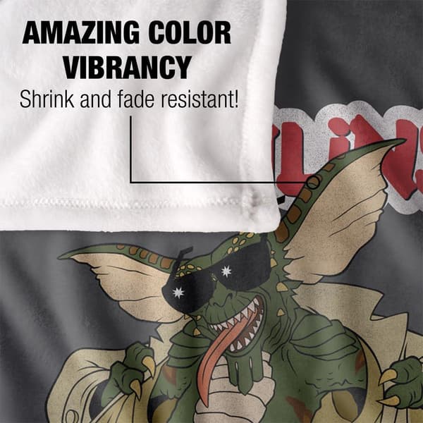 Gremlins Flasher Soft Touch Blanket